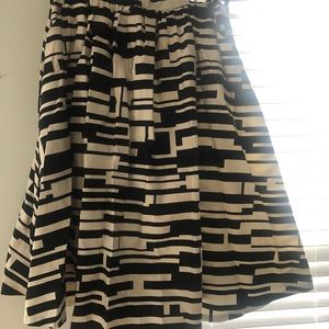 NY&Co black and white midi skirt.